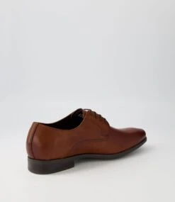 Hush Puppies Nero Tan Leather Flat Shoes -Lynx Shoes Shop HP10281TANLE 4