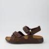 Hush Puppies Hems Brown Oil Leather Sandals -Lynx Shoes Shop HP10287BROAM 2