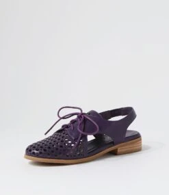 Quibblet Eggplant Flat Shoes -Lynx Shoes Shop IL10204I41SM 3