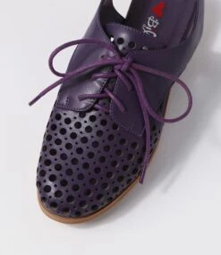 Quibblet Eggplant Flat Shoes -Lynx Shoes Shop IL10204I41SM 5