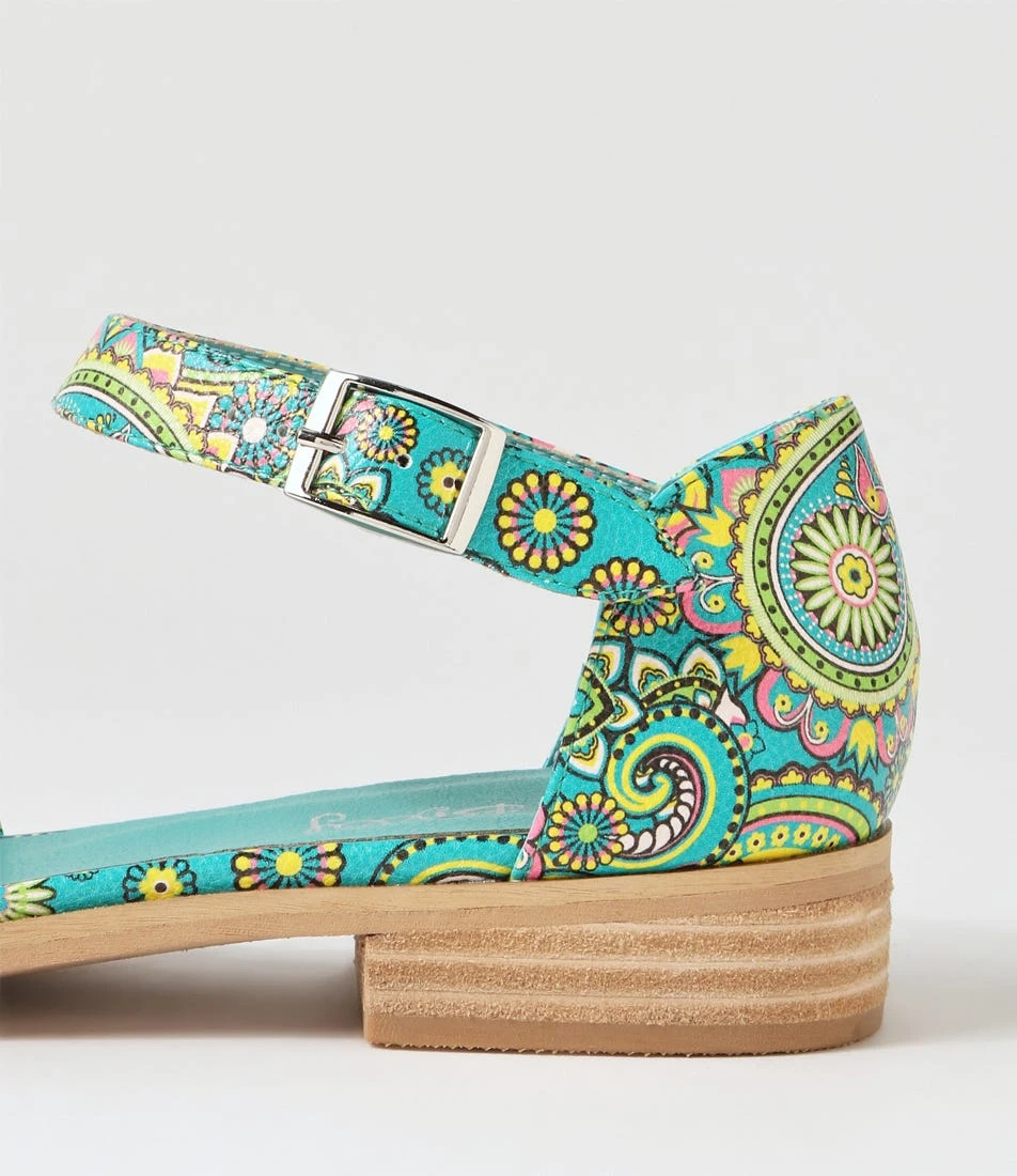 Quotes Green Paisley Flat Shoes 7 Quotes Green Paisley Flat Shoes - Image 5