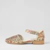 Quotes Latte Paisley Flat Shoes -Lynx Shoes Shop IL10207KSISM 2
