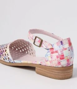 Quotes Fuchsia Tulip Flat Shoes -Lynx Shoes Shop IL10207P1ISM 6