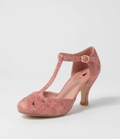 Marie Pink Geo Heels 8 Marie Pink Geo Heels -Lynx Shoes Shop IL10297P1KSM 3