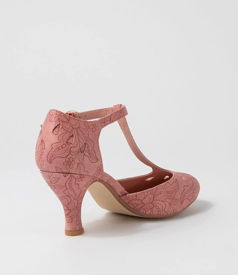 Marie Pink Geo Heels 5 Marie Pink Geo Heels - Image 3