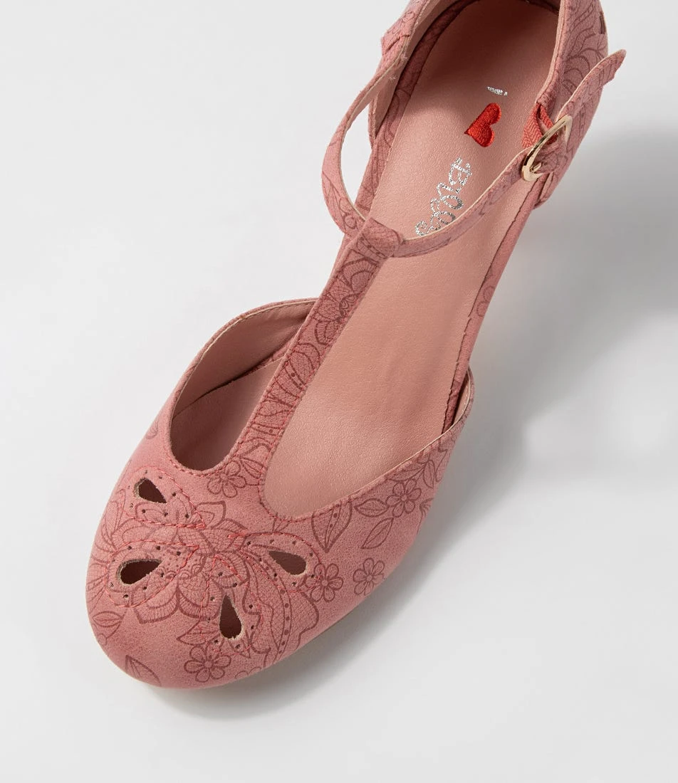 Marie Pink Geo Heels 6 Marie Pink Geo Heels - Image 4