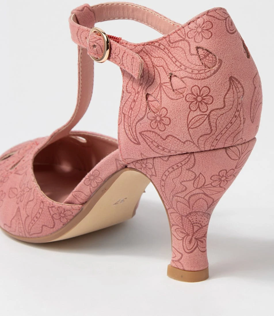 Marie Pink Geo Heels 7 Marie Pink Geo Heels - Image 5