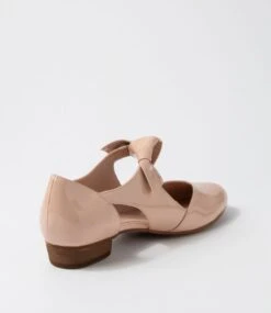 Estella Nude Patent Pu Flat Shoes -Lynx Shoes Shop IL10332NDUUU 4