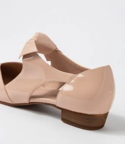 Estella Nude Patent Pu Flat Shoes -Lynx Shoes Shop IL10332NDUUU 6