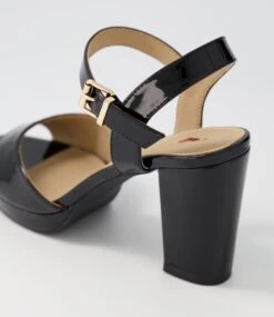 Bountys Black Patent Pu Sandals -Lynx Shoes Shop IL10393BLAUU 6