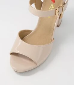 Bountys Nude Patent Pu Sandals 10 Bountys Nude Patent Pu Sandals -Lynx Shoes Shop IL10393NDUUU 5