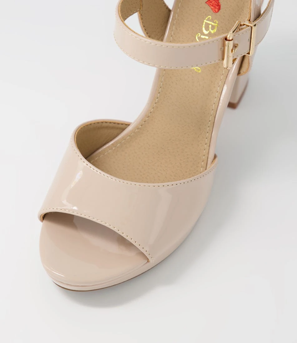 Bountys Nude Patent Pu Sandals 6 Bountys Nude Patent Pu Sandals - Image 4