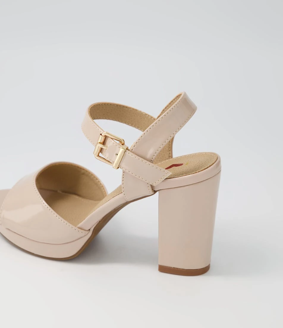 Bountys Nude Patent Pu Sandals 7 Bountys Nude Patent Pu Sandals - Image 5