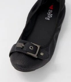 Cory Black Ballet Flats -Lynx Shoes Shop IL10650BLASM 5