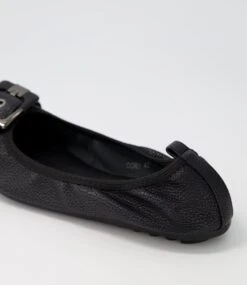 Cory Black Ballet Flats -Lynx Shoes Shop IL10650BLASM 6
