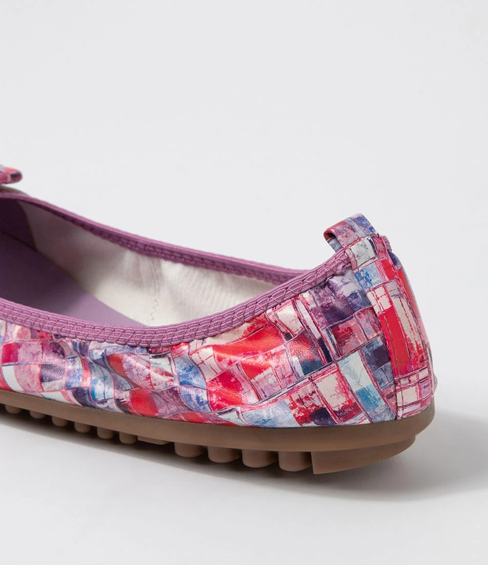 Cory Red Blue Multi Ballet Flats 7 Cory Red Blue Multi Ballet Flats - Image 5