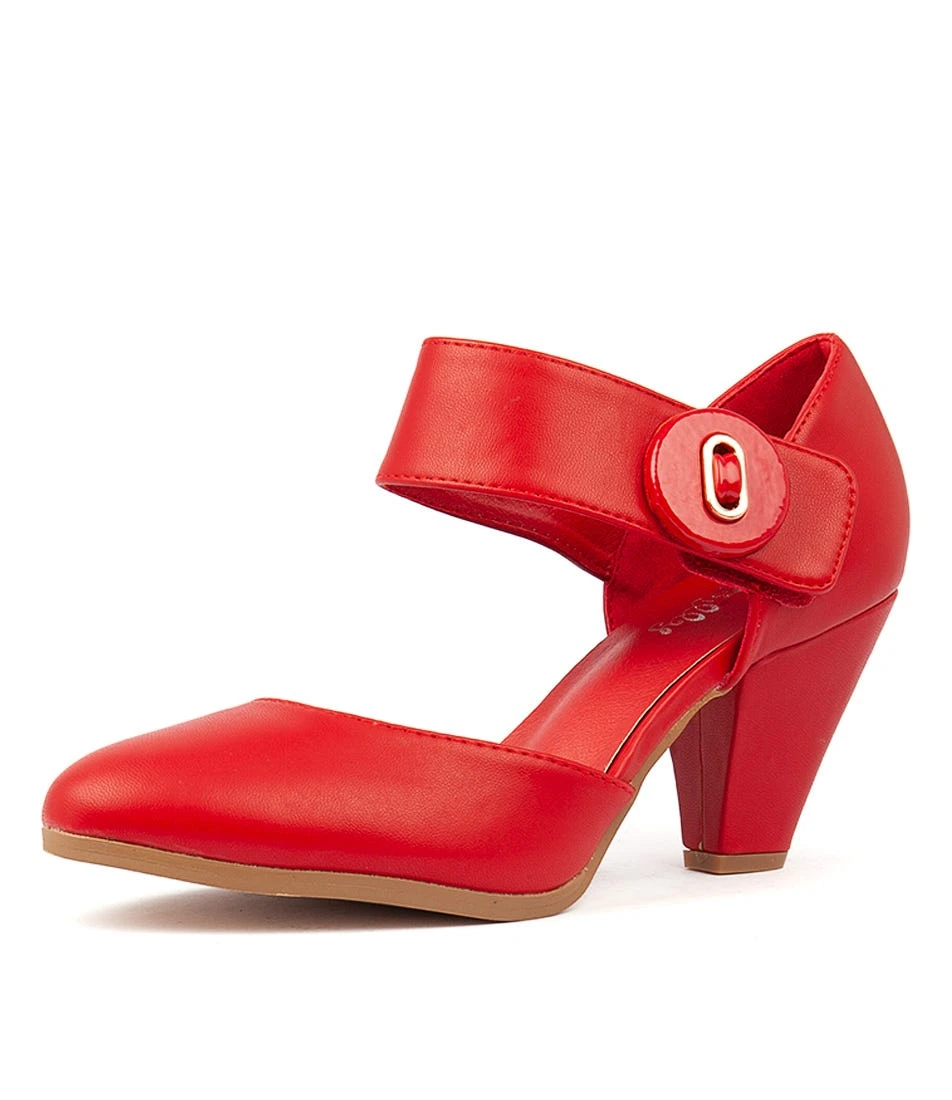 Cyndias Red Smooth Patent 4 Cyndias Red Smooth Patent - Image 2