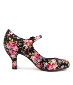 Mendy Black Floral Smooth 10 Mendy Black Floral Smooth -Lynx Shoes Shop IL10673B16SM 5