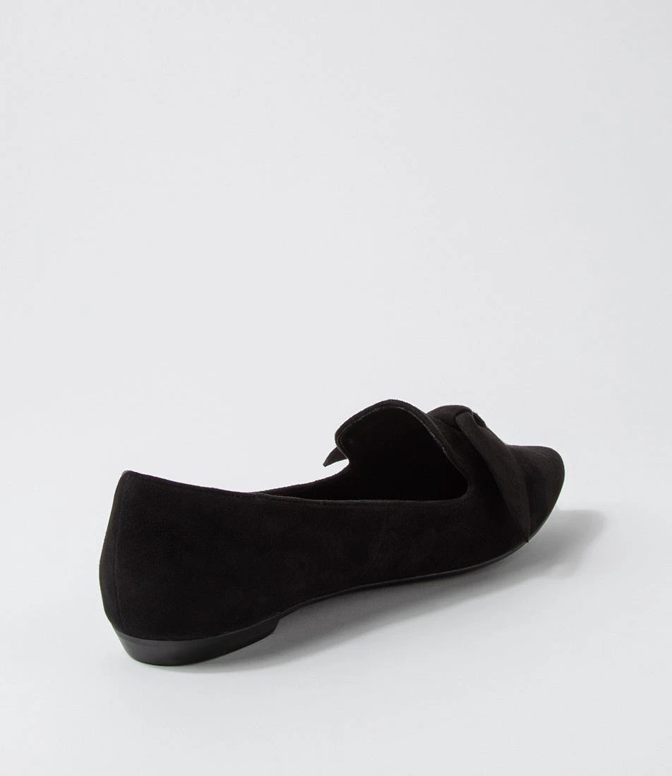Bowen Black Microsuede Ballet Flats 5 Bowen Black Microsuede Ballet Flats - Image 3