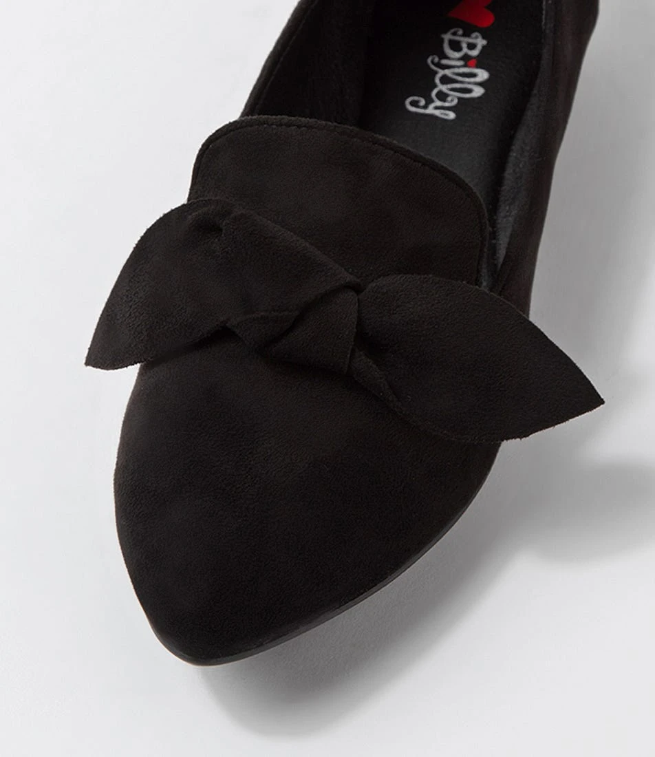 Bowen Black Microsuede Ballet Flats 6 Bowen Black Microsuede Ballet Flats - Image 4
