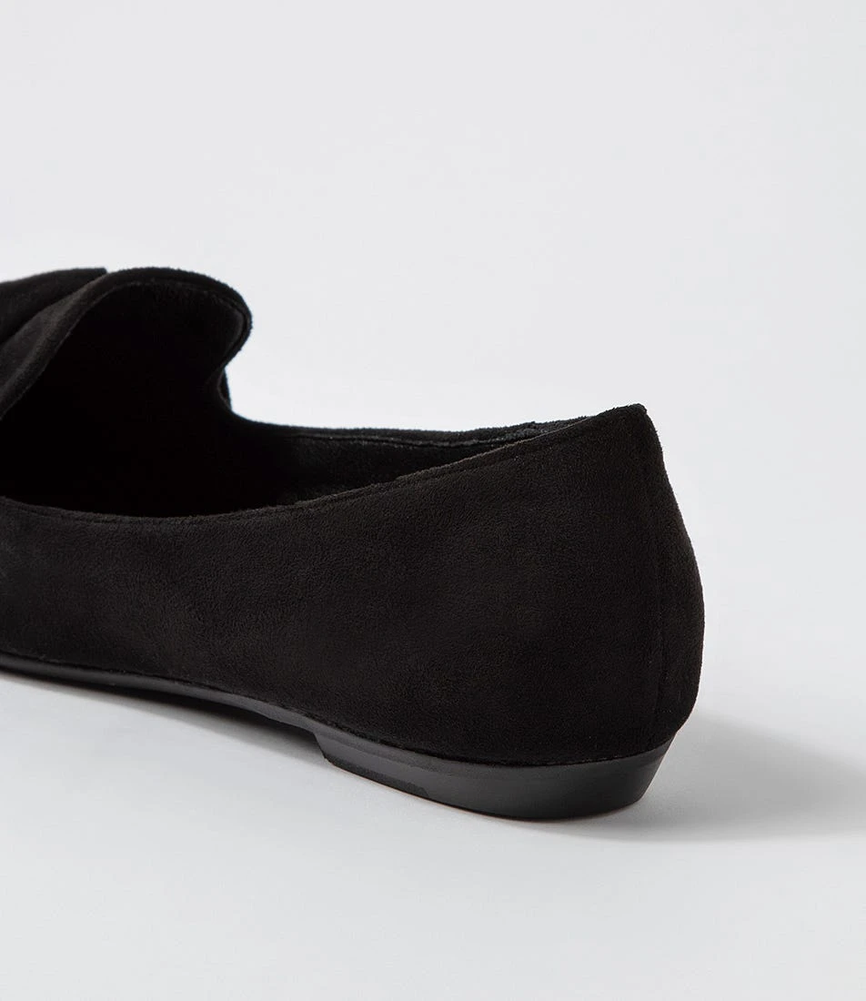Bowen Black Microsuede Ballet Flats 7 Bowen Black Microsuede Ballet Flats - Image 5
