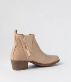 Adorlee Latte Multi Ankle Boots 9 Adorlee Latte Multi Ankle Boots -Lynx Shoes Shop IL10974NBNSM 4