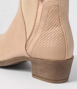Adorlee Latte Multi Ankle Boots 11 Adorlee Latte Multi Ankle Boots -Lynx Shoes Shop IL10974NBNSM 6