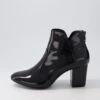 Mahlon Black Patent Pu Ankle Boots 2 Mahlon Black Patent Pu Ankle Boots -Lynx Shoes Shop IL11019BLAUU 2