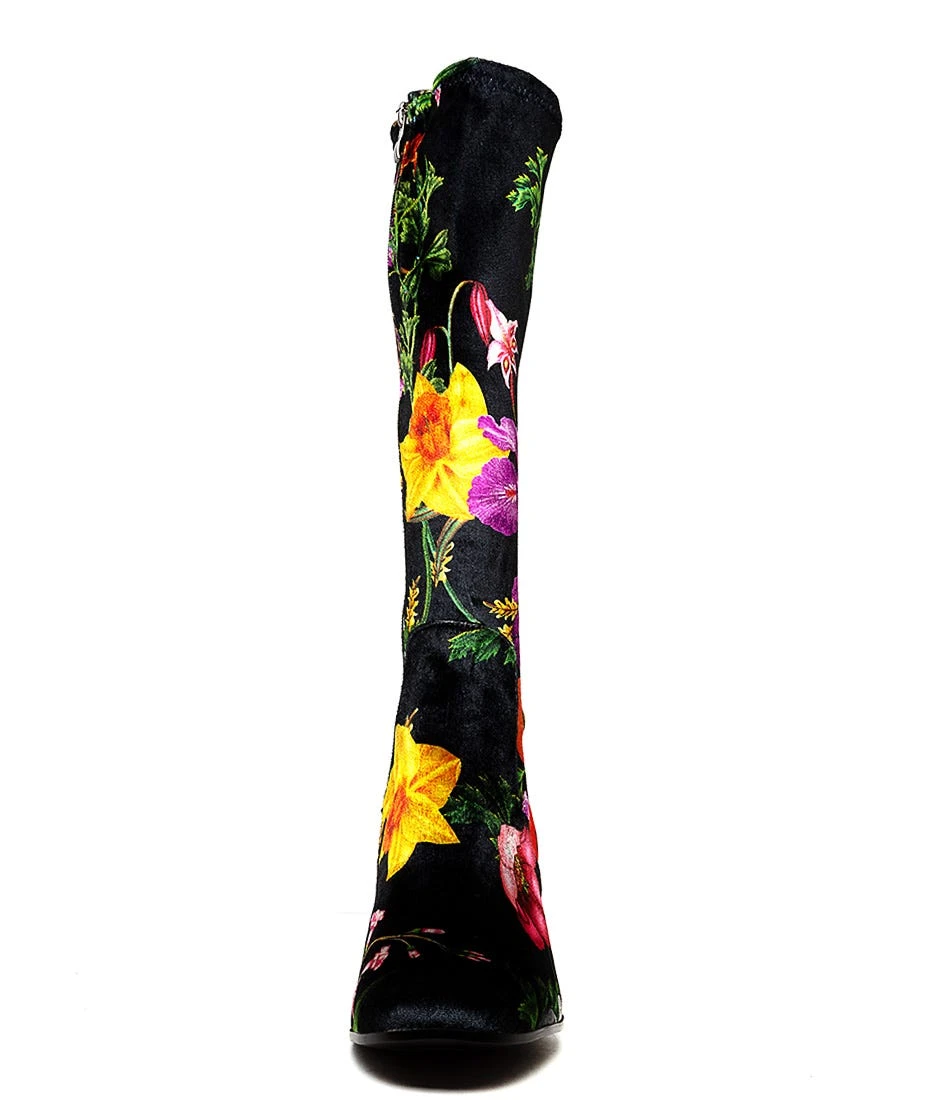 Neolas Black Lily Stretch Velvet 7 Neolas Black Lily Stretch Velvet - Image 5