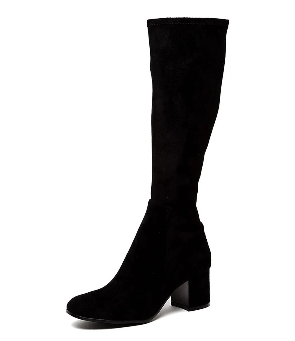 Neolas Black Stretch Microsuede 4 Neolas Black Stretch Microsuede - Image 2