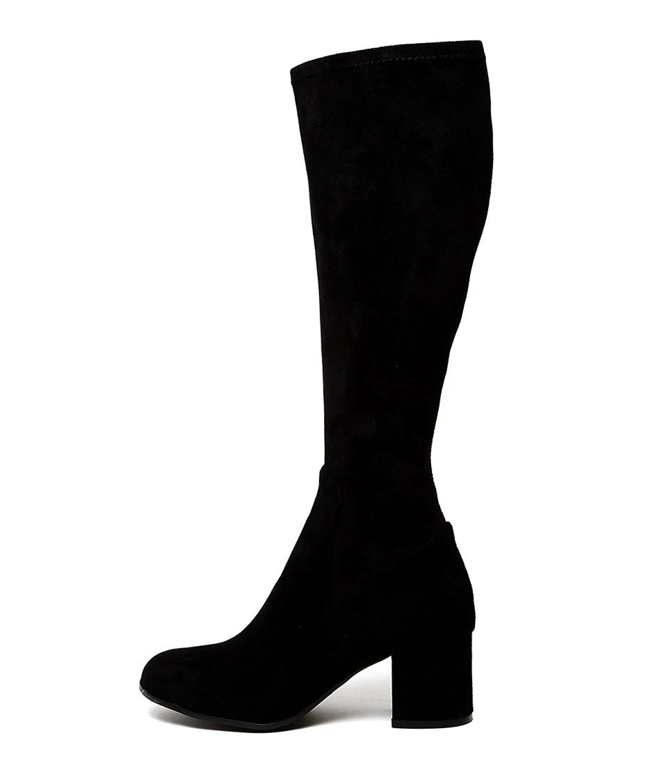 Neolas Black Stretch Microsuede 3 Neolas Black Stretch Microsuede