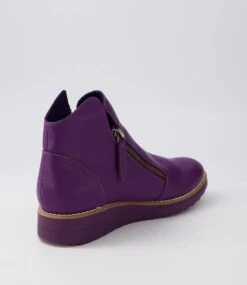 Orie Aubergine Ankle Boots 9 Orie Aubergine Ankle Boots -Lynx Shoes Shop IL11040I16SM 4