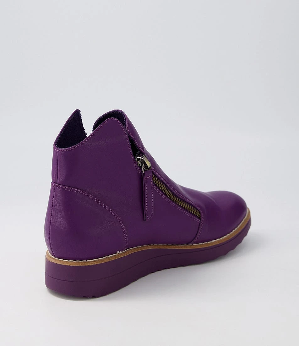 Orie Aubergine Ankle Boots 5 Orie Aubergine Ankle Boots - Image 3