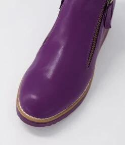 Orie Aubergine Ankle Boots 10 Orie Aubergine Ankle Boots -Lynx Shoes Shop IL11040I16SM 5