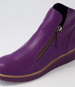 Orie Aubergine Ankle Boots 11 Orie Aubergine Ankle Boots -Lynx Shoes Shop IL11040I16SM 6