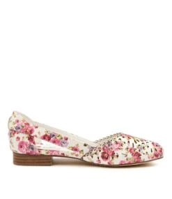 Alkoxy White Floral Smoo -Lynx Shoes Shop IL11102W54SM 5