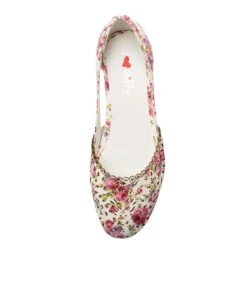 Alkoxy White Floral Smoo -Lynx Shoes Shop IL11102W54SM 6