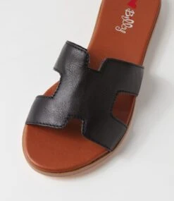 Onest Black Slides -Lynx Shoes Shop IL11115BLASM 5