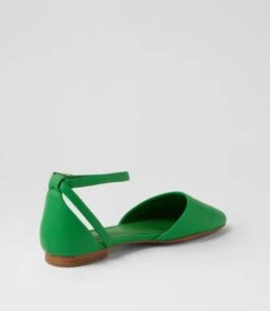 Grammi Green Flat Shoes -Lynx Shoes Shop IL11144GRESM 4