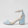 Jordi Pale Blue Nubuck Pu Sandals