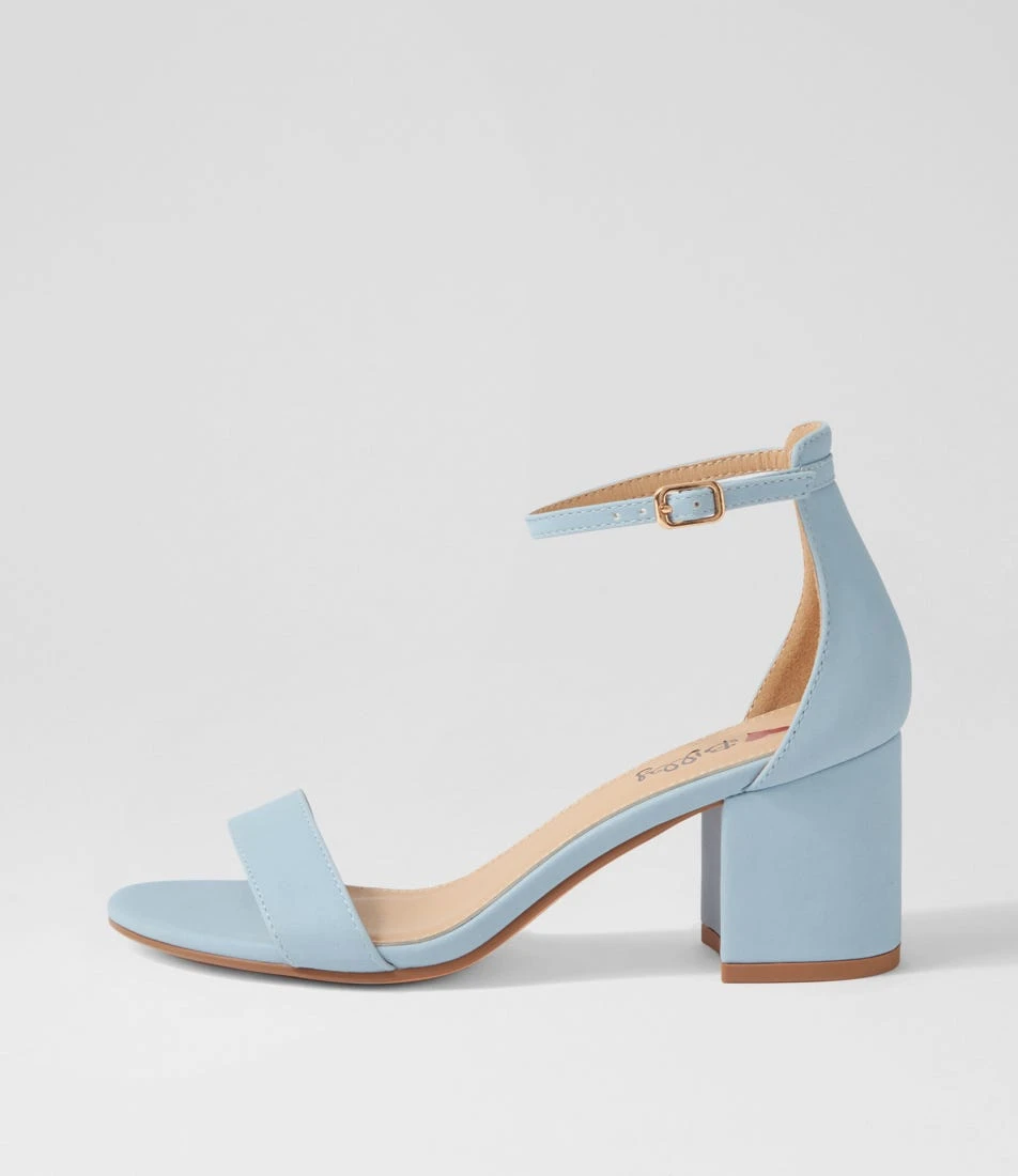 Jordi Pale Blue Nubuck Pu Sandals 3 Jordi Pale Blue Nubuck Pu Sandals