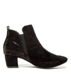 Hesta Black Microsuede -Lynx Shoes Shop IL11240BLAMS 4