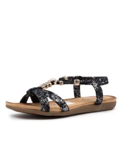 Flair Black Snake Multi -Lynx Shoes Shop IL11256B39HG 2