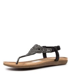Farida Black Multi -Lynx Shoes Shop IL11257BLAHG 2