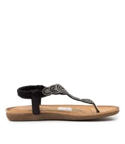 Farida Black Multi -Lynx Shoes Shop IL11257BLAHG 5