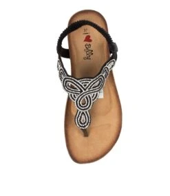 Farida Black Multi -Lynx Shoes Shop IL11257BLAHG 6