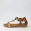 Scot Bronze Floral Multi Sandals