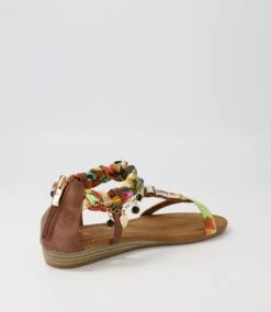 Scot Bronze Floral Multi Sandals -Lynx Shoes Shop IL11274H4HHG 4