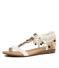 Scot White Sandals -Lynx Shoes Shop IL11274WHISM 2