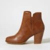 Cady Tan Ankle Boots -Lynx Shoes Shop IL11385TANSM 2